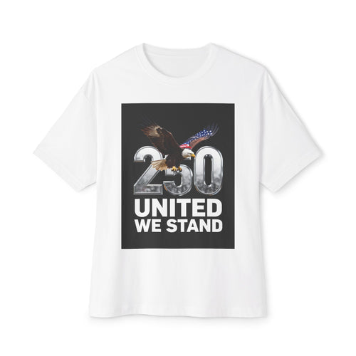 250 United We Stand T-Shirt — Patriotic Eagle Graphic Tee